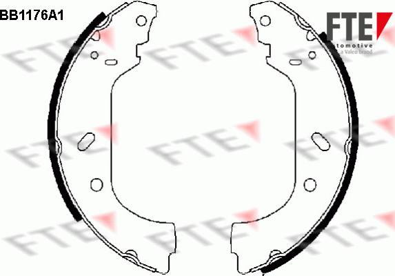 FTE BB1176A1 - Kit ganasce freno autozon.pro