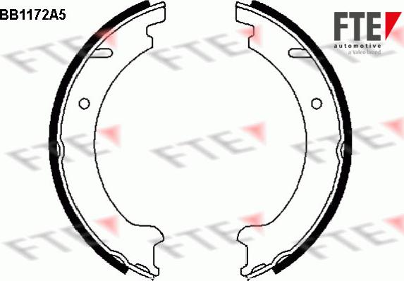 FTE 9100037 - Kit ganasce, Freno stazionamento autozon.pro