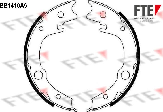 FTE 9100143 - Kit ganasce, Freno stazionamento autozon.pro