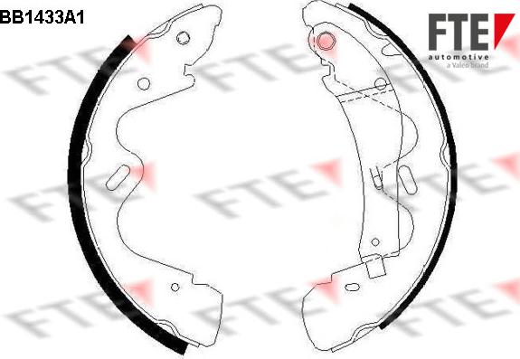 FTE 9100158 - Kit ganasce freno autozon.pro