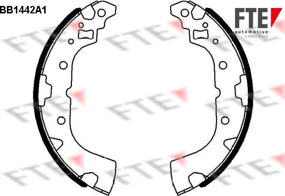 FTE BB1442A1 - Kit ganasce freno autozon.pro