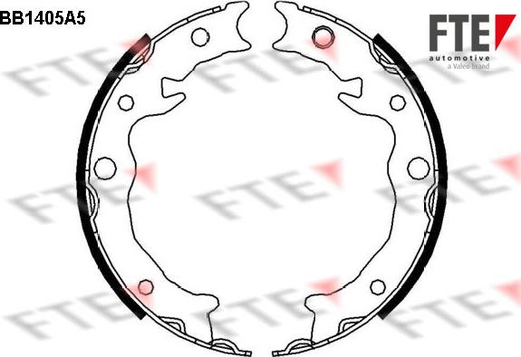 FTE 9100139 - Kit ganasce, Freno stazionamento autozon.pro