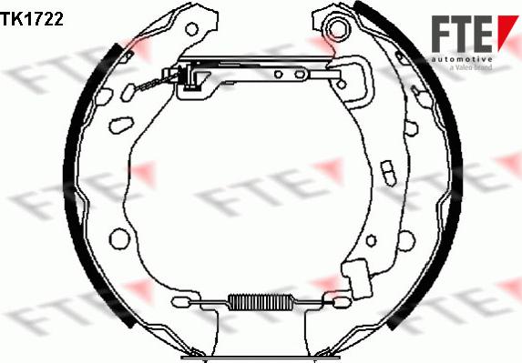 FTE 9110007 - Kit ganasce freno autozon.pro