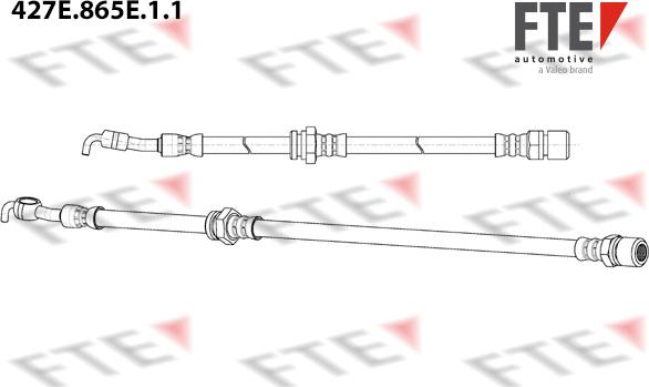 FTE 9240956 - Flessibile del freno autozon.pro