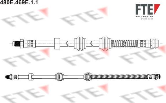 FTE 9240686 - Flessibile del freno autozon.pro