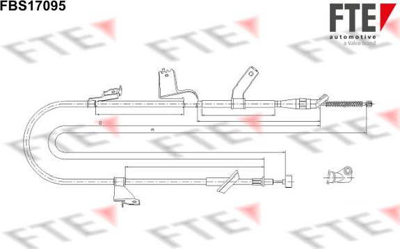 FTE 9250477 - Cavo comando, Freno stazionamento autozon.pro