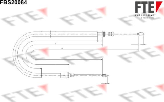 FTE 9250592 - Cavo comando, Freno stazionamento autozon.pro