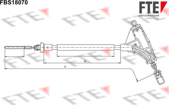 FTE 9250531 - Cavo comando, Freno stazionamento autozon.pro