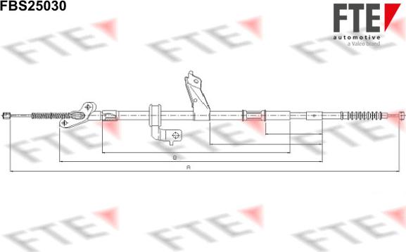 FTE 9250619 - Cavo comando, Freno stazionamento autozon.pro