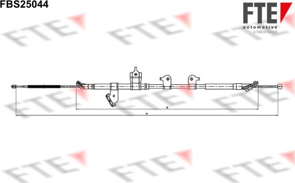 FTE 9250633 - Cavo comando, Freno stazionamento autozon.pro