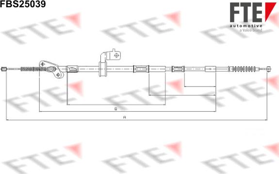 FTE 9250628 - Cavo comando, Freno stazionamento autozon.pro