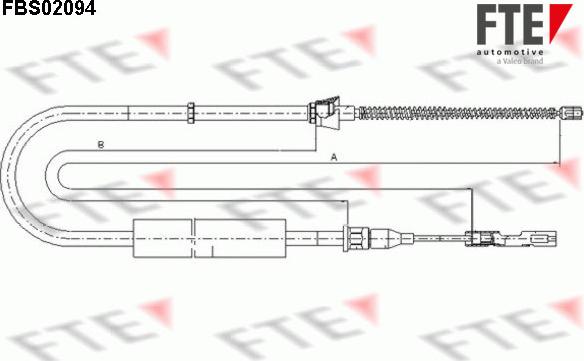 FTE 9250094 - Cavo comando, Freno stazionamento autozon.pro