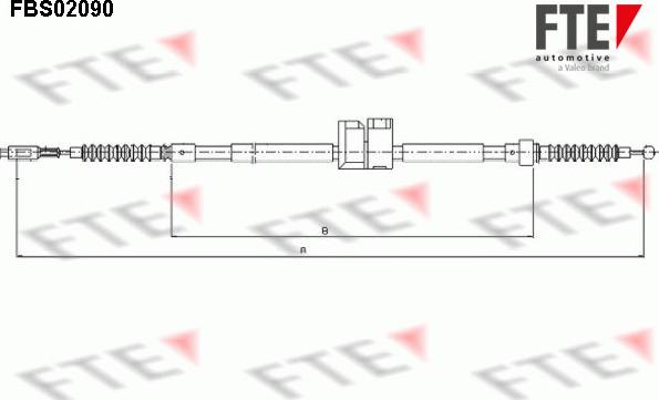 FTE 9250090 - Cavo comando, Freno stazionamento autozon.pro