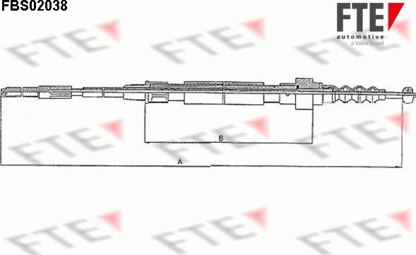 FTE FBS02038 - Cavo comando, Freno stazionamento autozon.pro