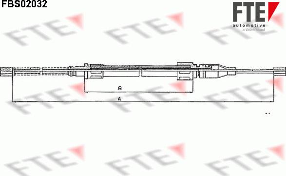 FTE 9250040 - Cavo comando, Freno stazionamento autozon.pro