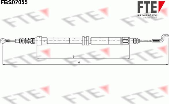 FTE 9250058 - Cavo comando, Freno stazionamento autozon.pro