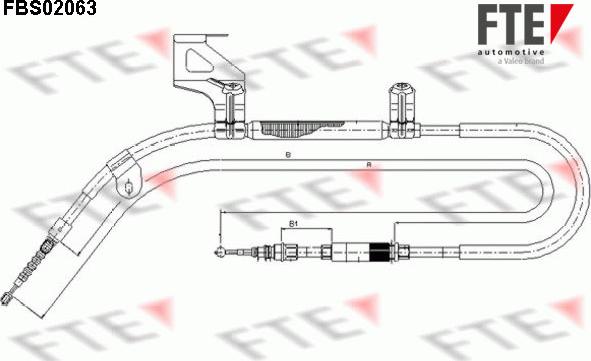 FTE 9250065 - Cavo comando, Freno stazionamento autozon.pro