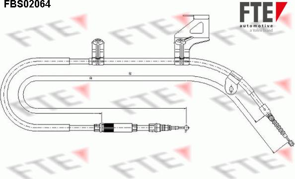 FTE 9250066 - Cavo comando, Freno stazionamento autozon.pro