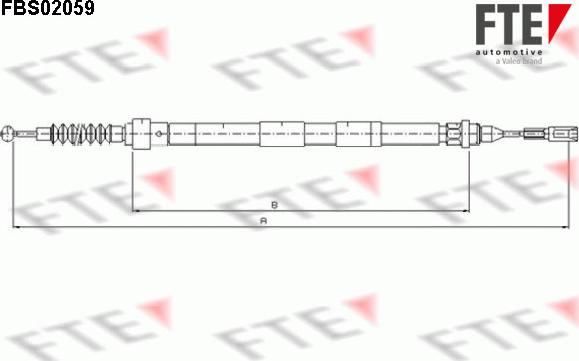 FTE 9250062 - Cavo comando, Freno stazionamento autozon.pro