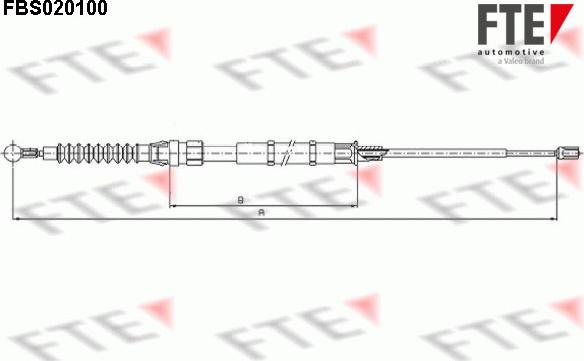 FTE FBS020100 - Cavo comando, Freno stazionamento autozon.pro