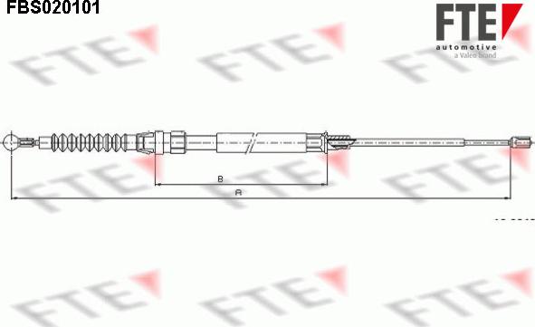 FTE 9250005 - Cavo comando, Freno stazionamento autozon.pro