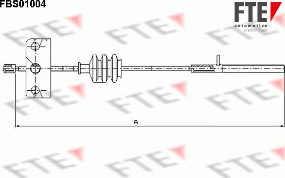 FTE 9250000 - Cavo comando, Freno stazionamento autozon.pro