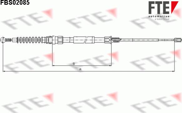 FTE FBS02085 - Cavo comando, Freno stazionamento autozon.pro