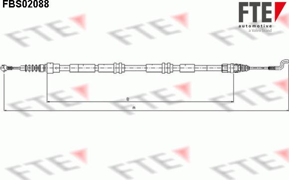 FTE 9250088 - Cavo comando, Freno stazionamento autozon.pro