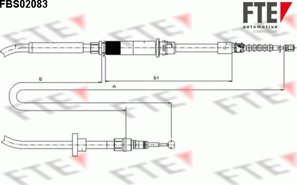 FTE 9250083 - Cavo comando, Freno stazionamento autozon.pro