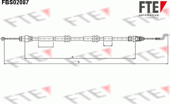 FTE 9250087 - Cavo comando, Freno stazionamento autozon.pro