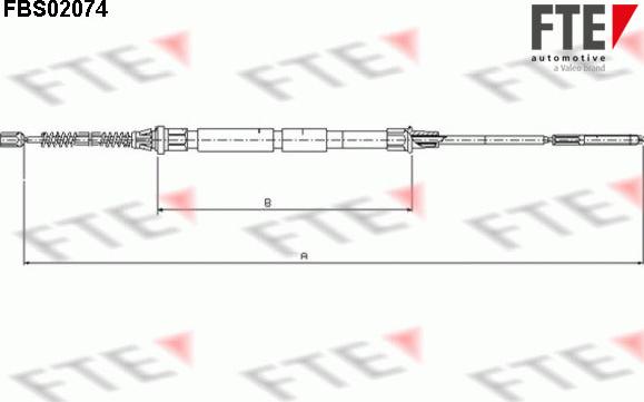 FTE FBS02074 - Cavo comando, Freno stazionamento autozon.pro