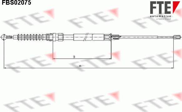 FTE FBS02075 - Cavo comando, Freno stazionamento autozon.pro