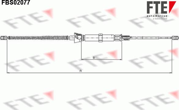 FTE 9250078 - Cavo comando, Freno stazionamento autozon.pro