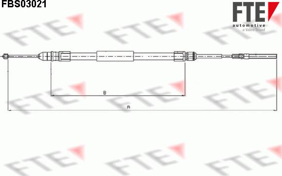 FTE 9250110 - Cavo comando, Freno stazionamento autozon.pro