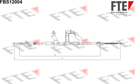 FTE 9250394 - Cavo comando, Freno stazionamento autozon.pro