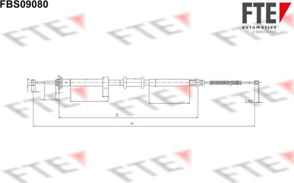 FTE 9250300 - Cavo comando, Freno stazionamento autozon.pro