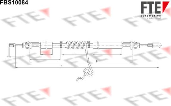 FTE 9250375 - Cavo comando, Freno stazionamento autozon.pro