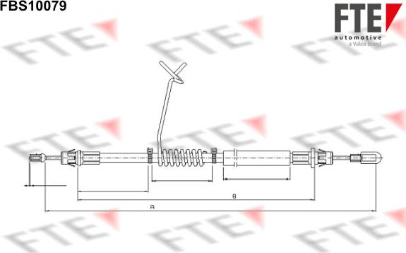 FTE 9250370 - Cavo comando, Freno stazionamento autozon.pro