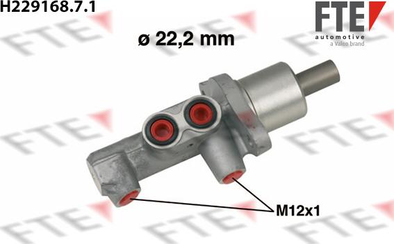 FTE 9220208 - Cilindro maestro del freno autozon.pro