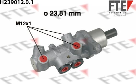 FTE H239012.0.1 - Cilindro maestro del freno autozon.pro