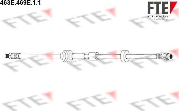 FTE 463E.469E.1.1 - Flessibile del freno autozon.pro