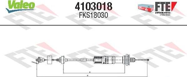 FTE 4103018 - Cavo comando, Comando frizione autozon.pro