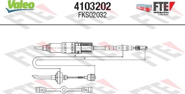 FTE 4103202 - Cavo comando, Comando frizione autozon.pro