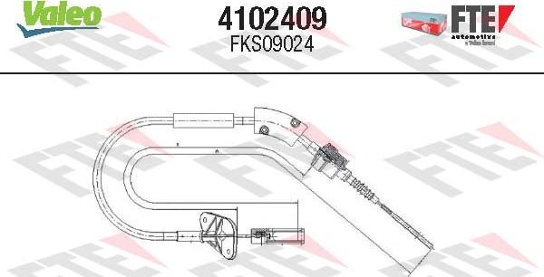 FTE 4102409 - Cavo comando, Comando frizione autozon.pro