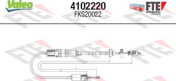 FTE 4102220 - Cavo comando, Comando frizione autozon.pro