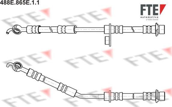 FTE 9240698 - Flessibile del freno autozon.pro