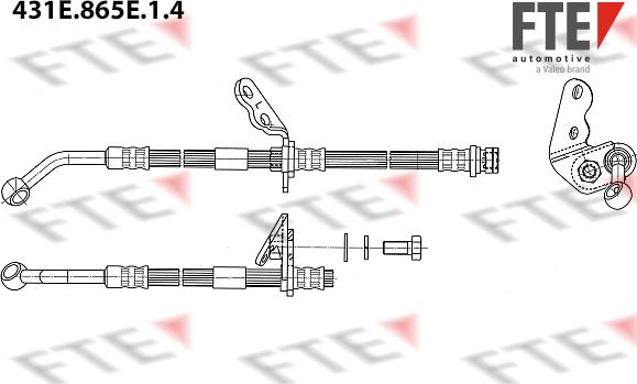 FTE 431E.865E.1.4 - Flessibile del freno autozon.pro