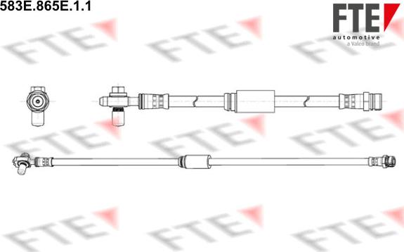 FTE 583E.865E.1.1 - Flessibile del freno autozon.pro