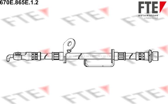 FTE 670E.865E.1.2 - Flessibile del freno autozon.pro