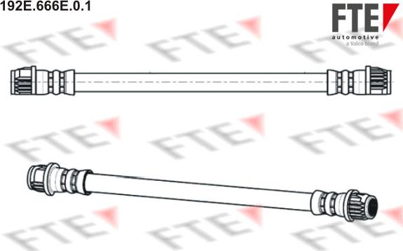 FTE 192E.666E.0.1 - Flessibile del freno autozon.pro